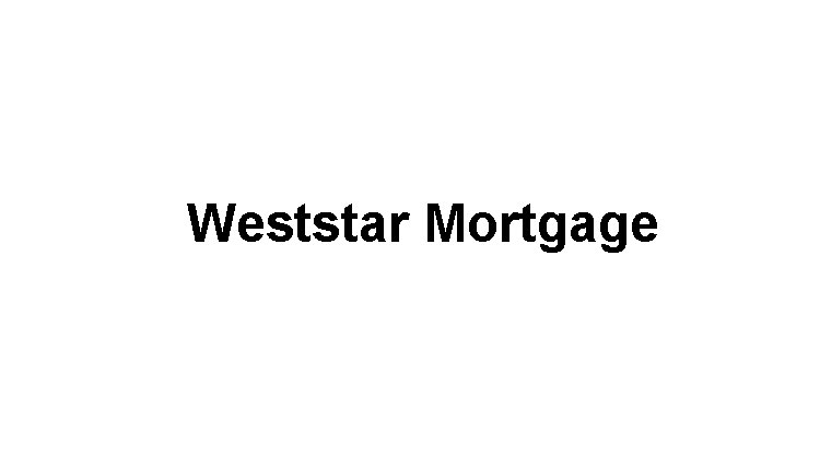 Weststar Mortgage's Logo