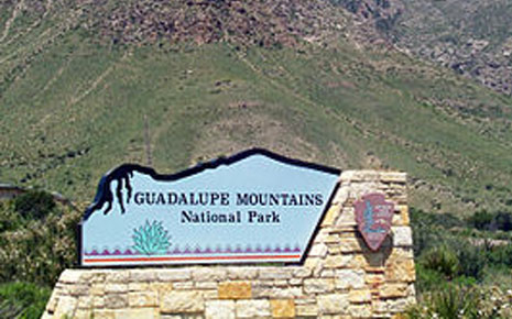 Click here to open Guadalupe Mountains National Park