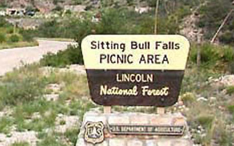click here to open Sitting Bull Falls