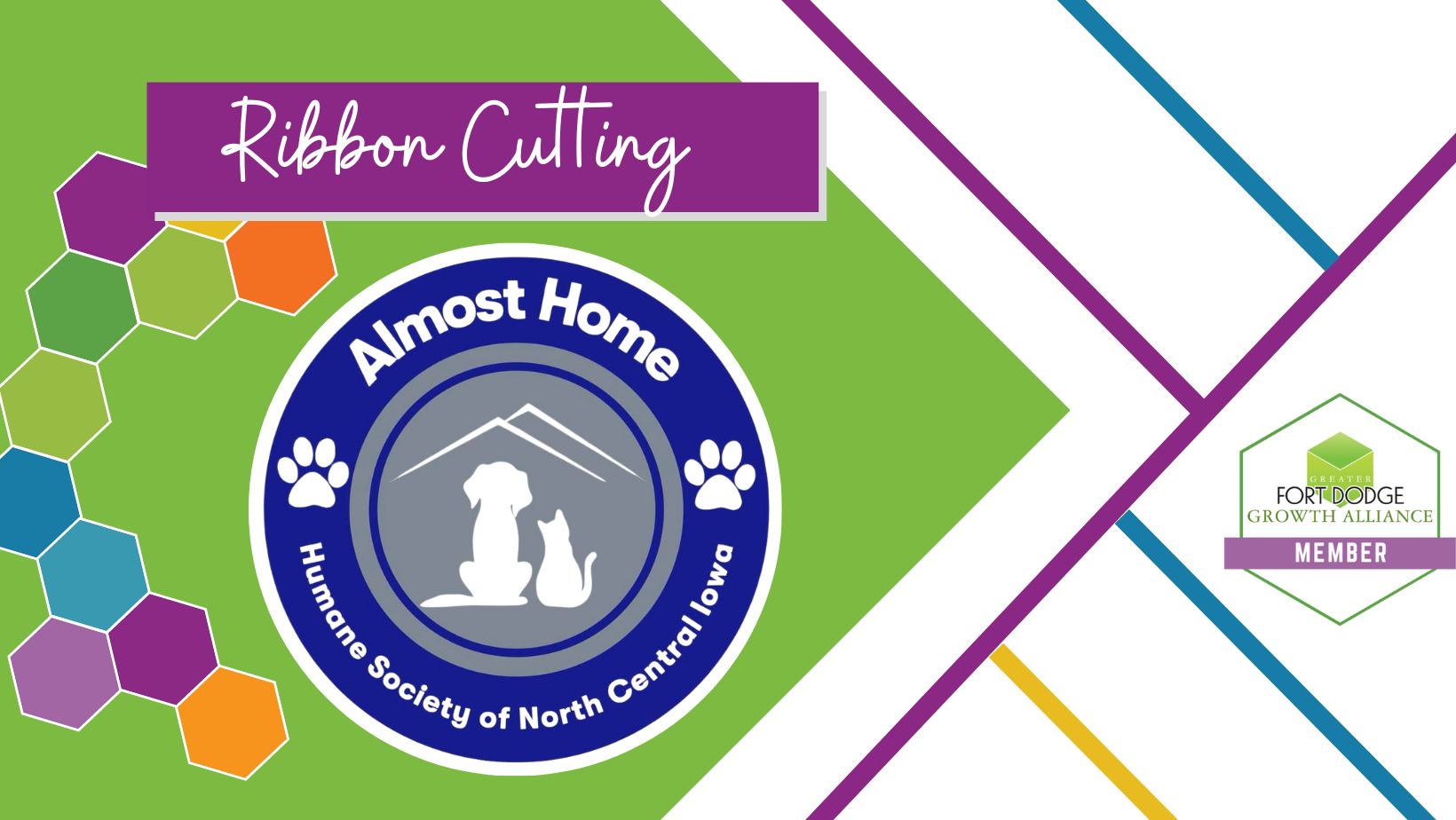 Ribbon Cutting: Almost Home Humane Society of North Central Iowa Photo - Click Here to See