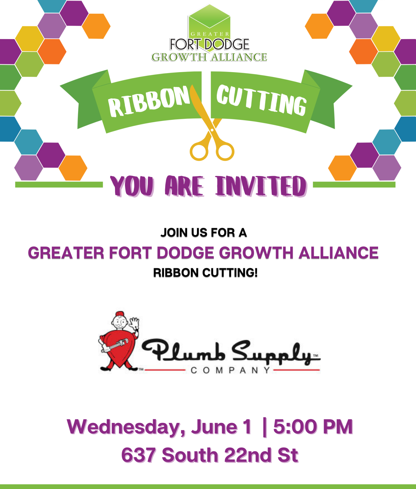 Ribbon Cutting: Plumb Supply Photo - Click Here to See