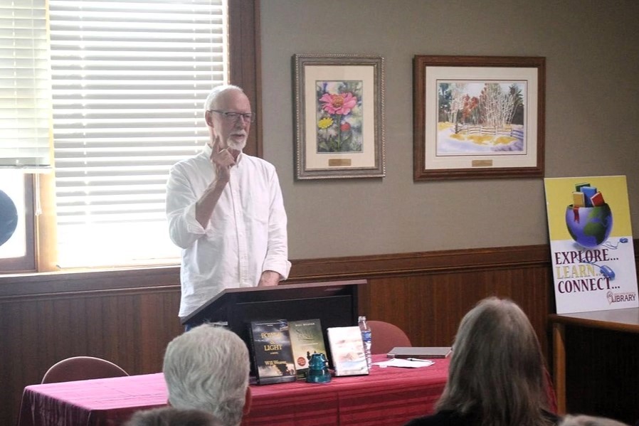 Author Will Weaver fills Little Falls Carnegie Library with insights into family history, writing craft Photo