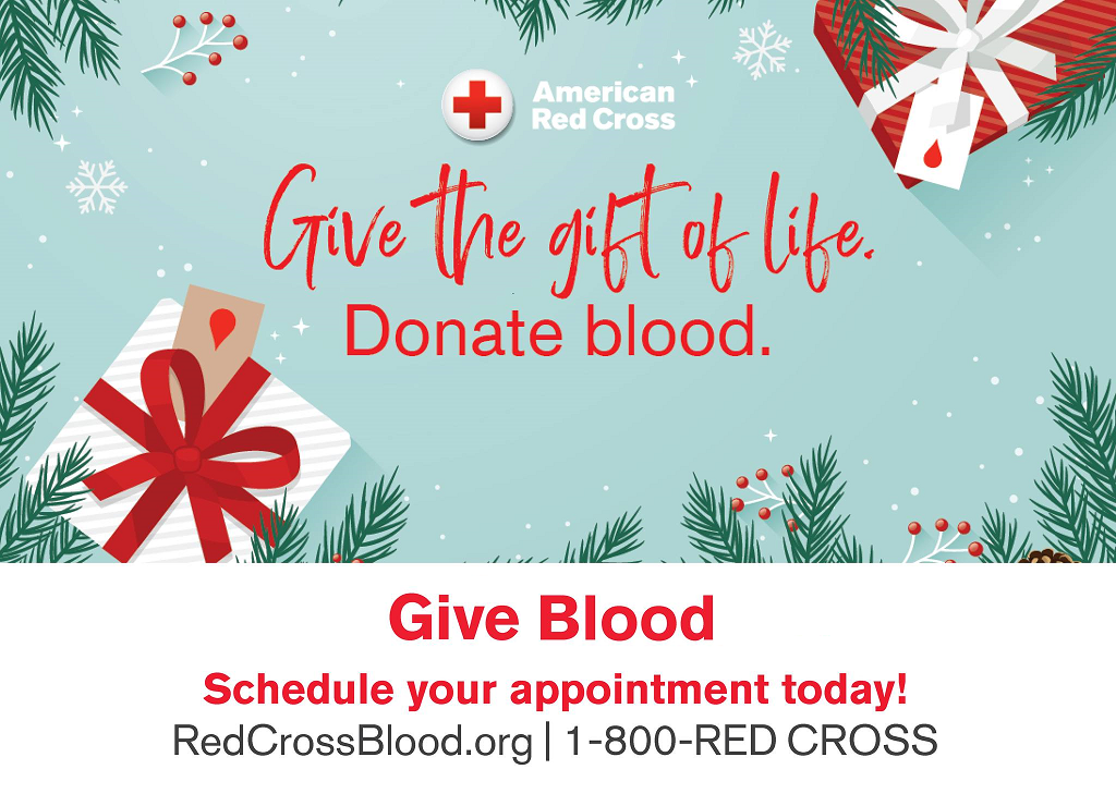 Medical treatments don’t take a holiday: Give blood now with Red Cross Main Photo