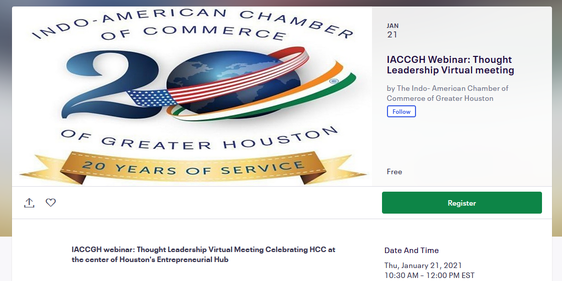 IACCGH Webinar: Thought Leadership Virtual meeting Photo