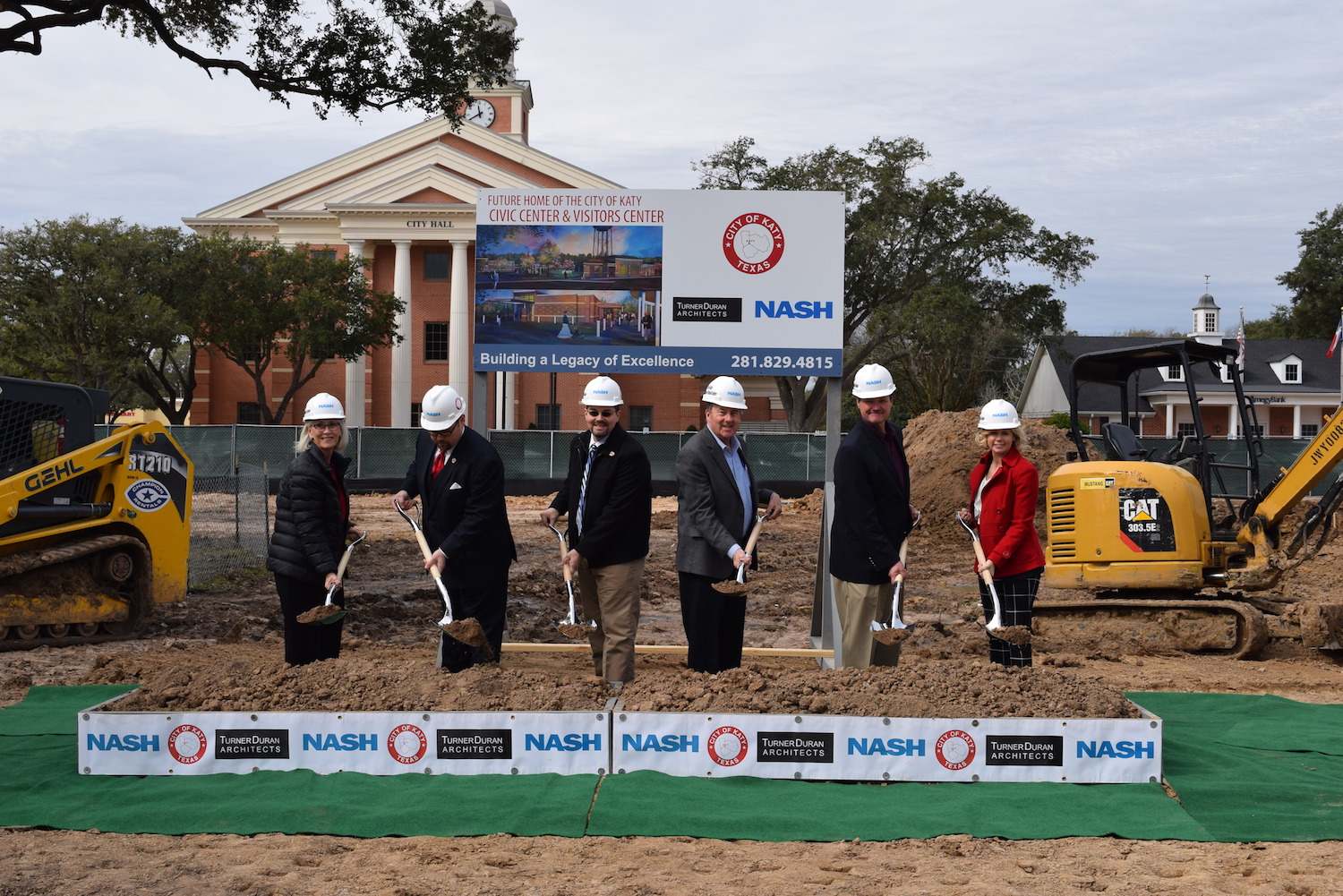 City of Katy holds groundbreaking for Katy Downtown Plaza Photo