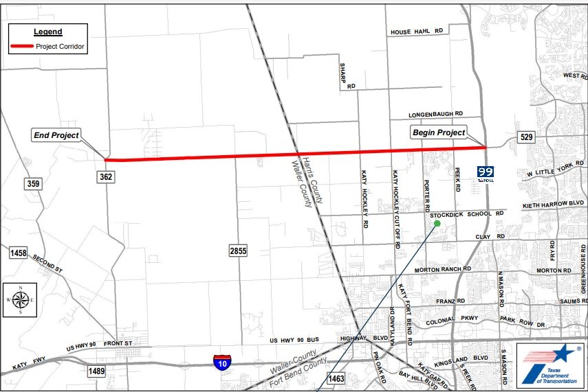 Plans moving forward to expand FM 529 Main Photo