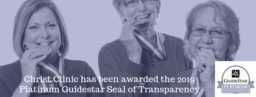 Christ Clinic Earns GuideStar’s Highest Seal of Transparency Platinum Seal Allows Donors to Focus on Progress and Results Photo