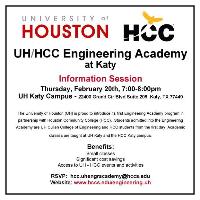 Announcing: The UH/HCC Engineering Academy in Katy Photo