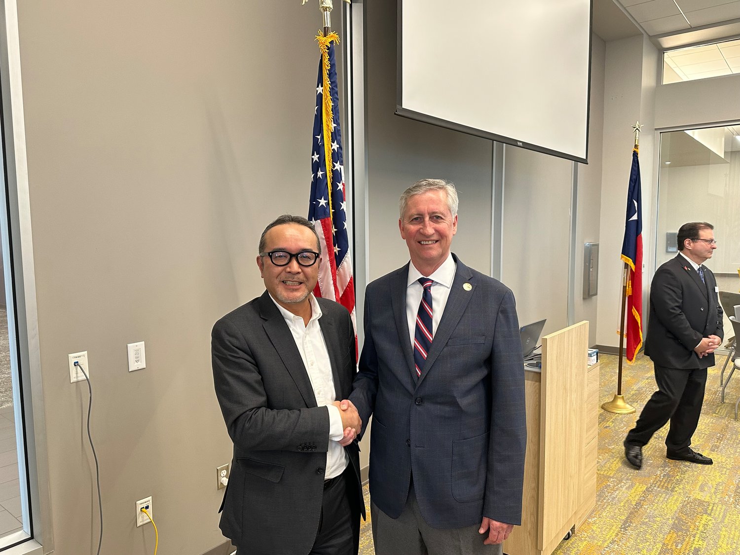 Japanese businesses learning about opportunities in Katy Photo