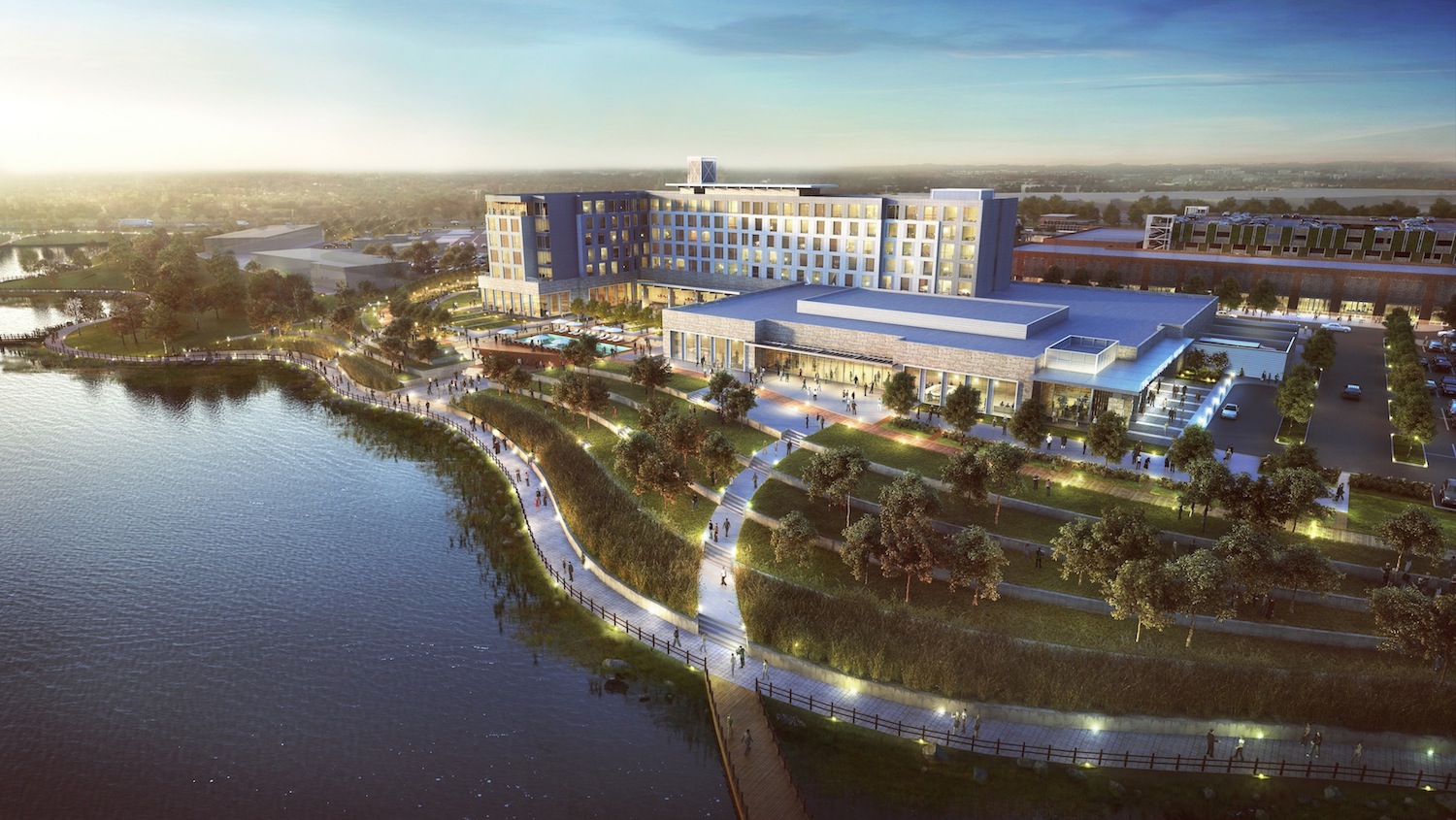 Hyatt Regency to anchor Katy Boardwalk Photo