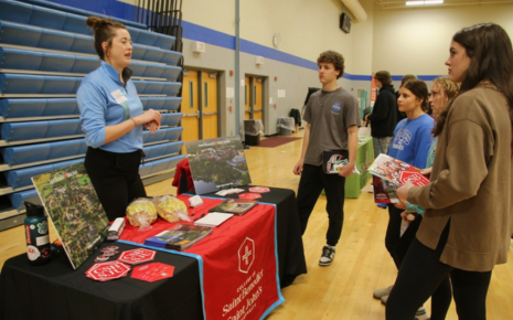 Click the Long Prairie Career Fair offers up-close look at careers for students slide photo to open