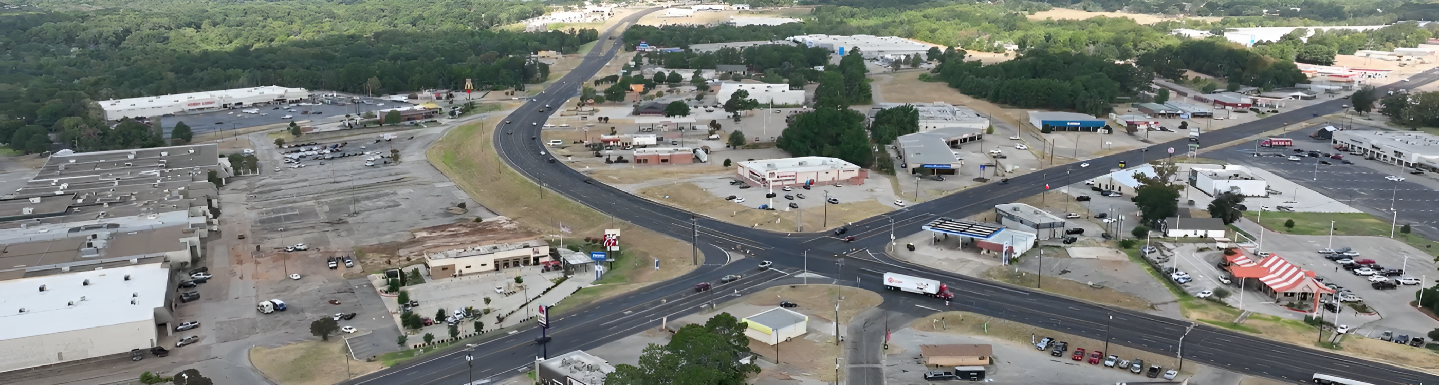 Aerial View of Crockett Road Intersection