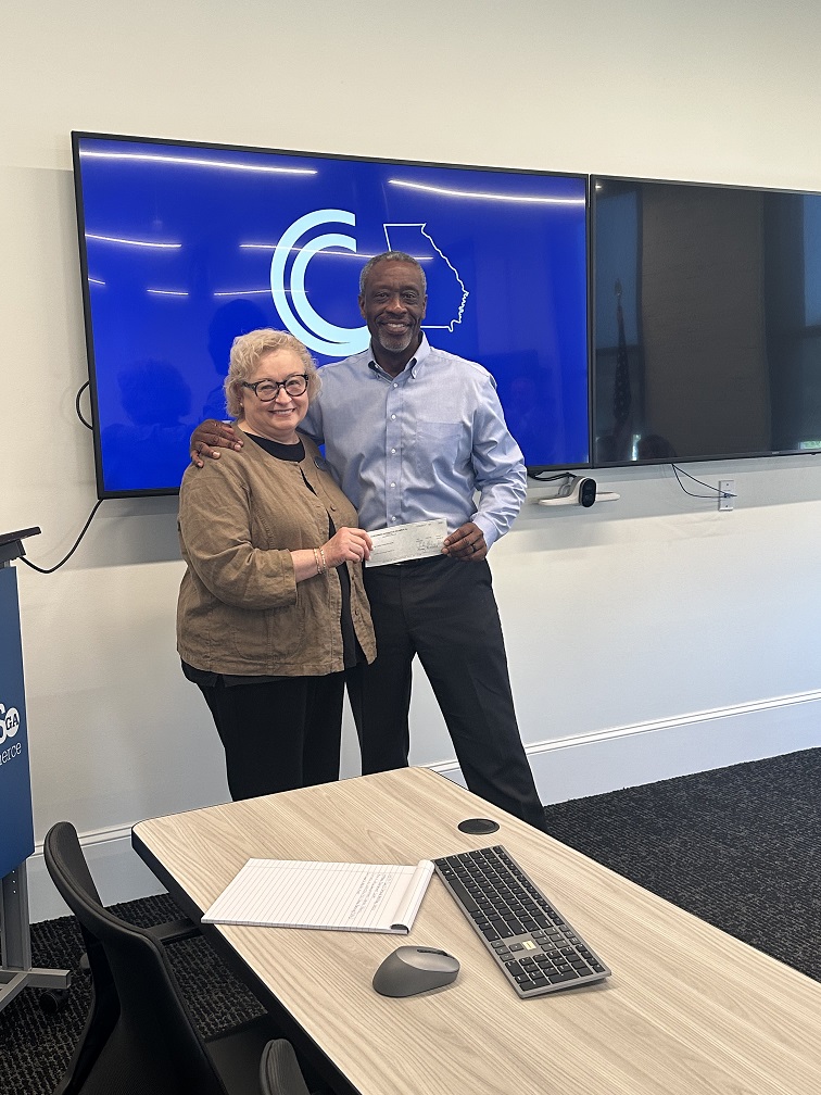 PRESS RELEASE: Development Authority Donates $100,000 to Columbus Technical College for New VECTR Center Photo