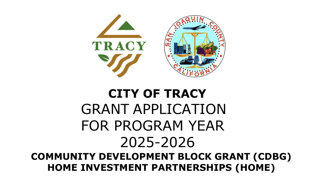 City of Tracy Opens Community Development Block Grant and Home Investment Partnership Program Applications for 2025-2026 Photo - Click Here to See