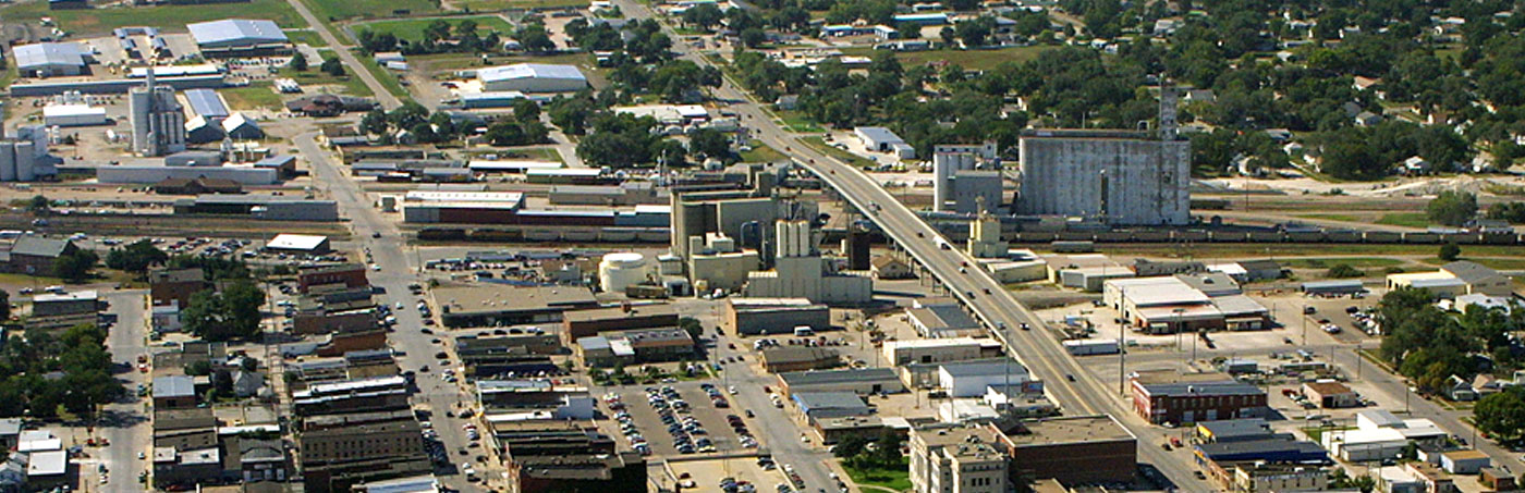 Aerial view of Fremont, NE