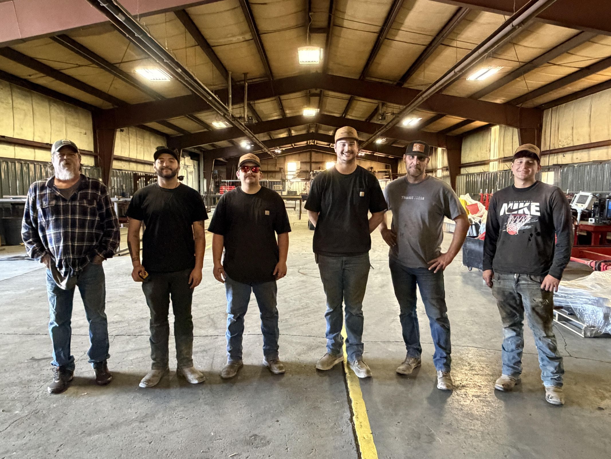 From left: Tim Hixon, Mikkel Reed, Brandon Cortez, Riley Johnson, Tyson Christiansen and Noah Sims