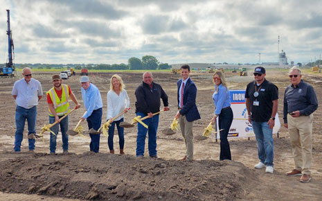 Click the Nebraskaland Aviation Breaks Ground as the First Business in the Iron Horse Business & Industry Park slide photo to open