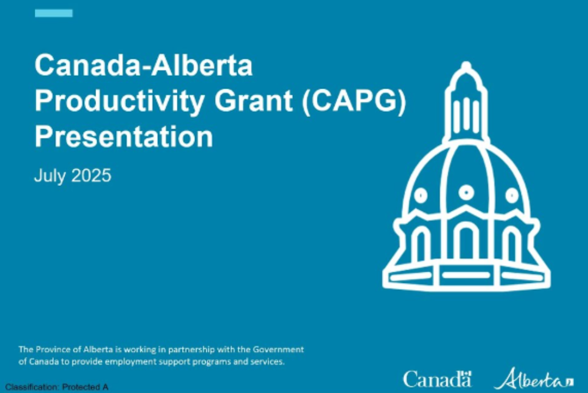 Canada-Alberta Productivity Grant Photo