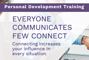 Event Promo Photo For Everyone Communicates Few Connect - Personal Development Training
