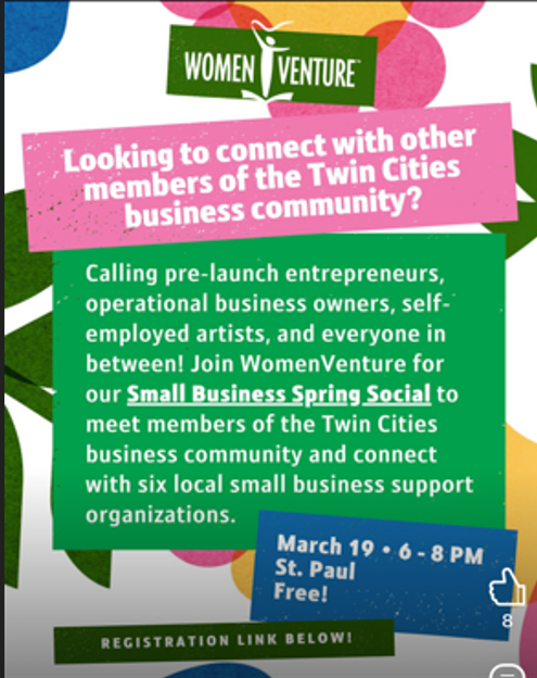 Event Promo Photo For Rooted in Community: Small Biz Spring Social by Women Venture