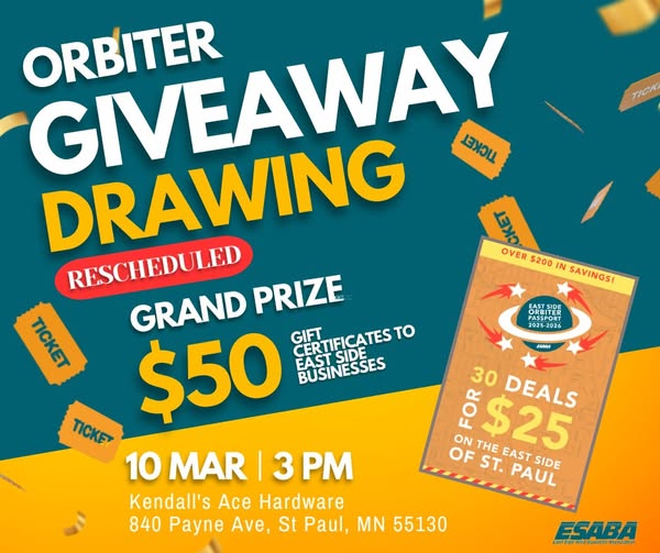 Event Promo Photo For ESABA - Orbiter Prize Giveaway