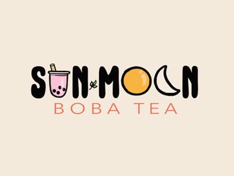 Sun Moon Boba & Cafe's Logo