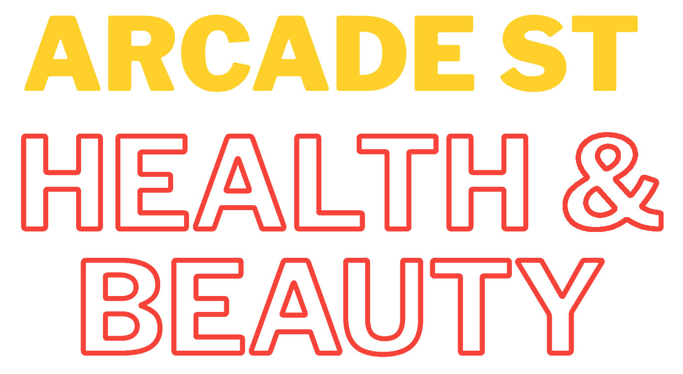 arcade heath and beauty graphic