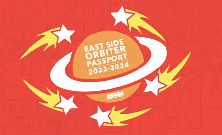 EAST SIDE ORBITER 2023-2024: BUY YOUR PASSPORT FOR $20 TODAY FOR OVER $200 IN SAVINGS! Photo - Click Here to See
