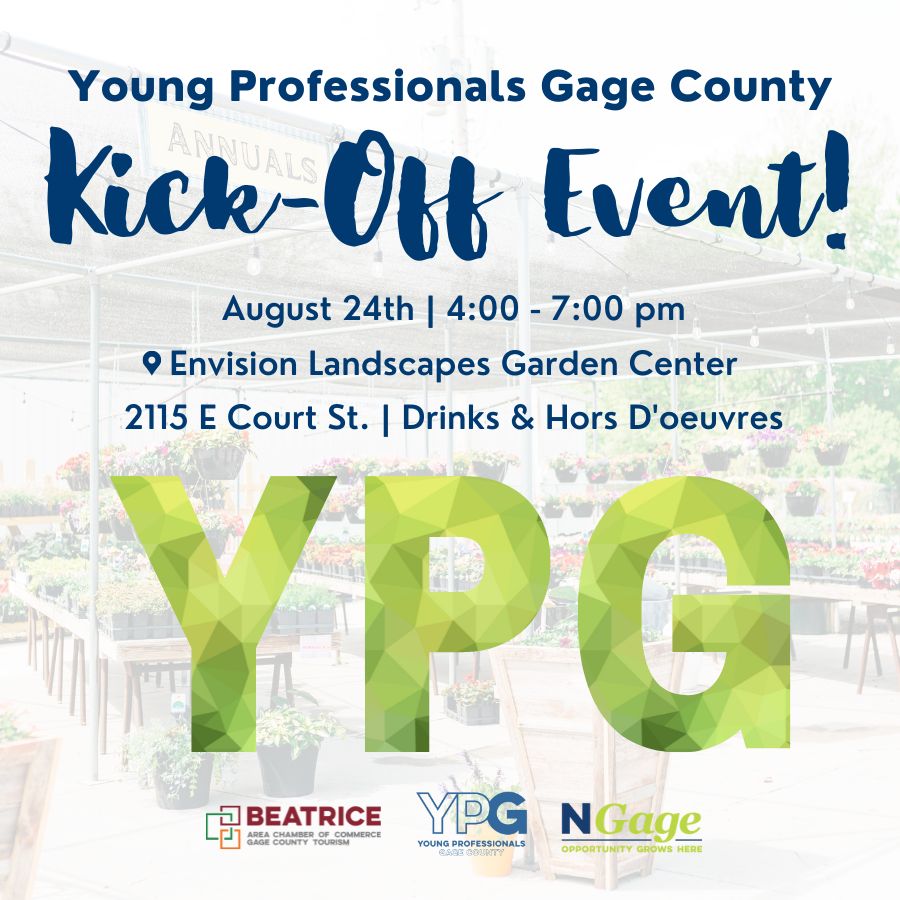 Click the Wrap Up Summer by Networking with Young Professionals in Gage County Slide Photo to Open