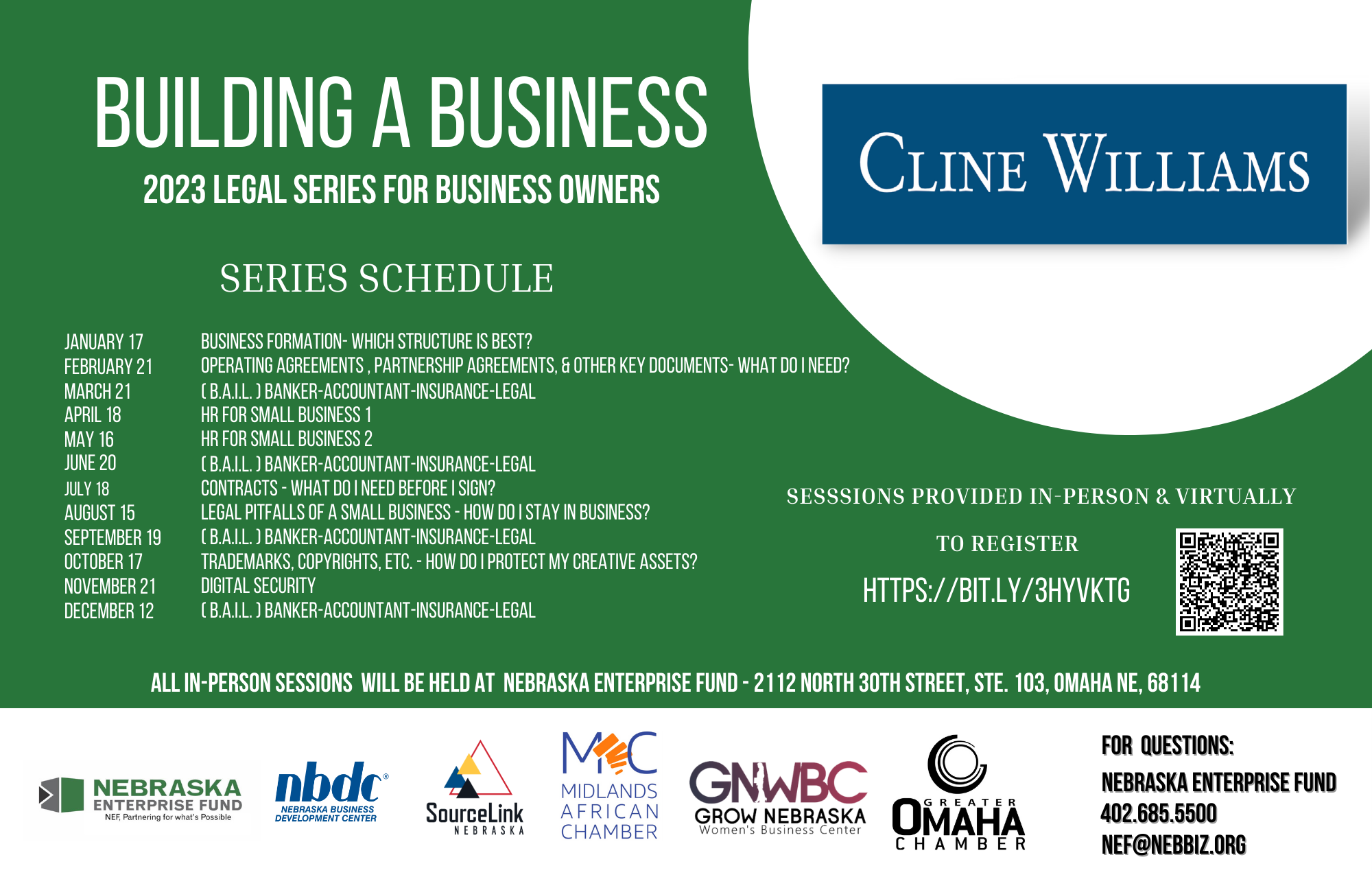 Event Promo Photo For Building a Business: Legal Series for Business Owners