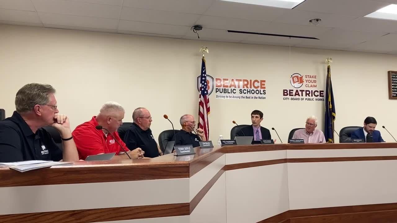 Beatrice City Council holds work session Main Photo