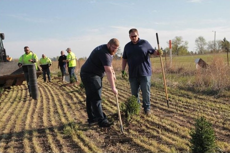 City of Beatrice partners with Neapco to plant trees Photo